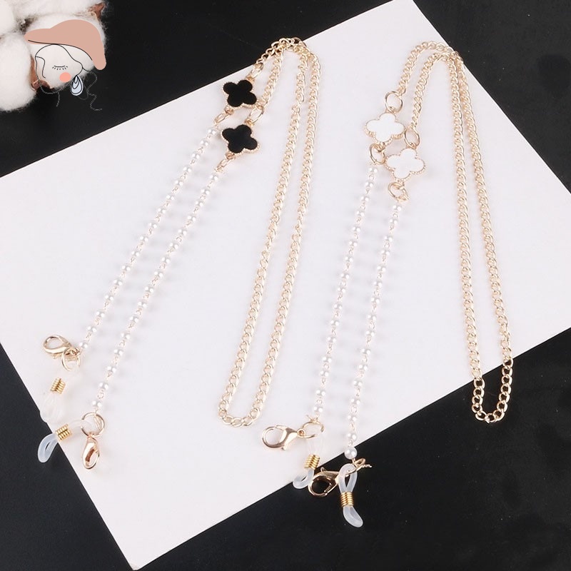 Dây Đeo Mắt Kính Dạng Chuỗi Hạt Chống Mất Phong Cách Hàn Quốc
