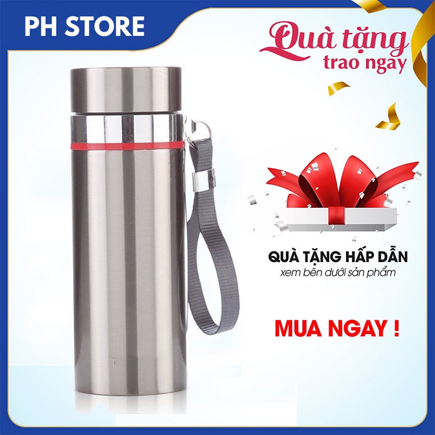 Bình Nước Giữ Nhiệt Cao Cấp, Chất Liệu Inox 304, Dung Tích 1l, 1l2, 1l5, Không Rò Ri Nước, Giữ Nhiệt Lên Đến 24h