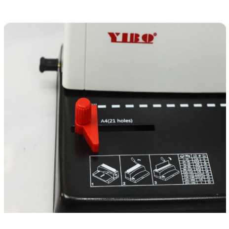 Máy đóng lò xo nhựa xoắn ốc YIBO C338 hàng mới chính hãng bảo hành 6 tháng