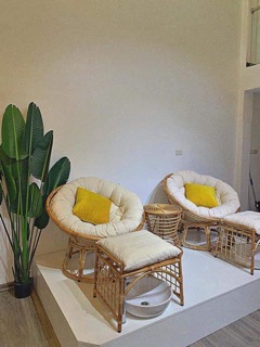Ghế mây tròn papasan