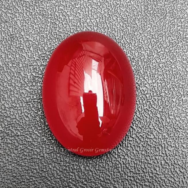 Đá Mã Não Đỏ Tự Nhiên Aaa Agate 20x14 X 7mm