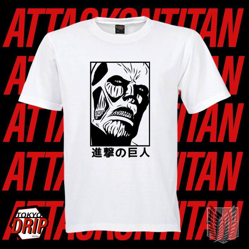 [ Sale] Áo phông Attack on Titan AOT Colossal Titan Season 4 cực ngầu giá tận xưởng