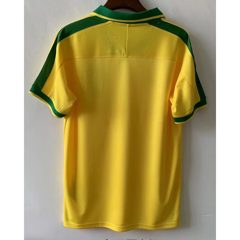 Áo Thun Bóng Đá Tay Ngắn Nhanh Khô Phong Cách Brazil 1997 Size S-XXL