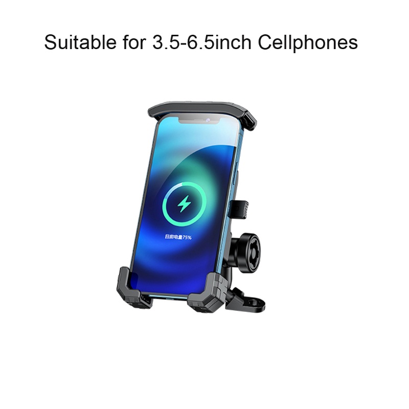 Zzz 360° Giá Đỡ ĐiệN ThoạI GắN KíNh ChiếU HậU Xe ĐạP 3.5-6.5