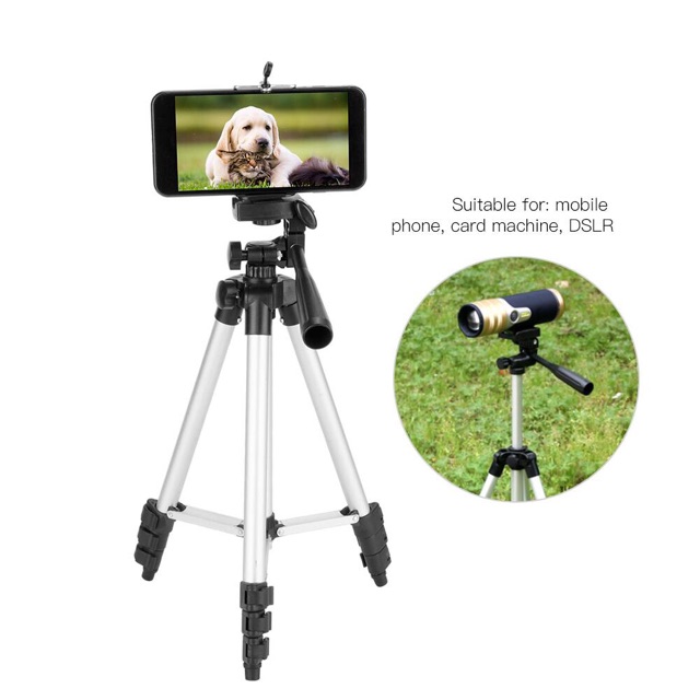 Bộ giá đỡ điện thoại, máy ảnh tripod 3110 ( Tặng kẹp Điện thoại)