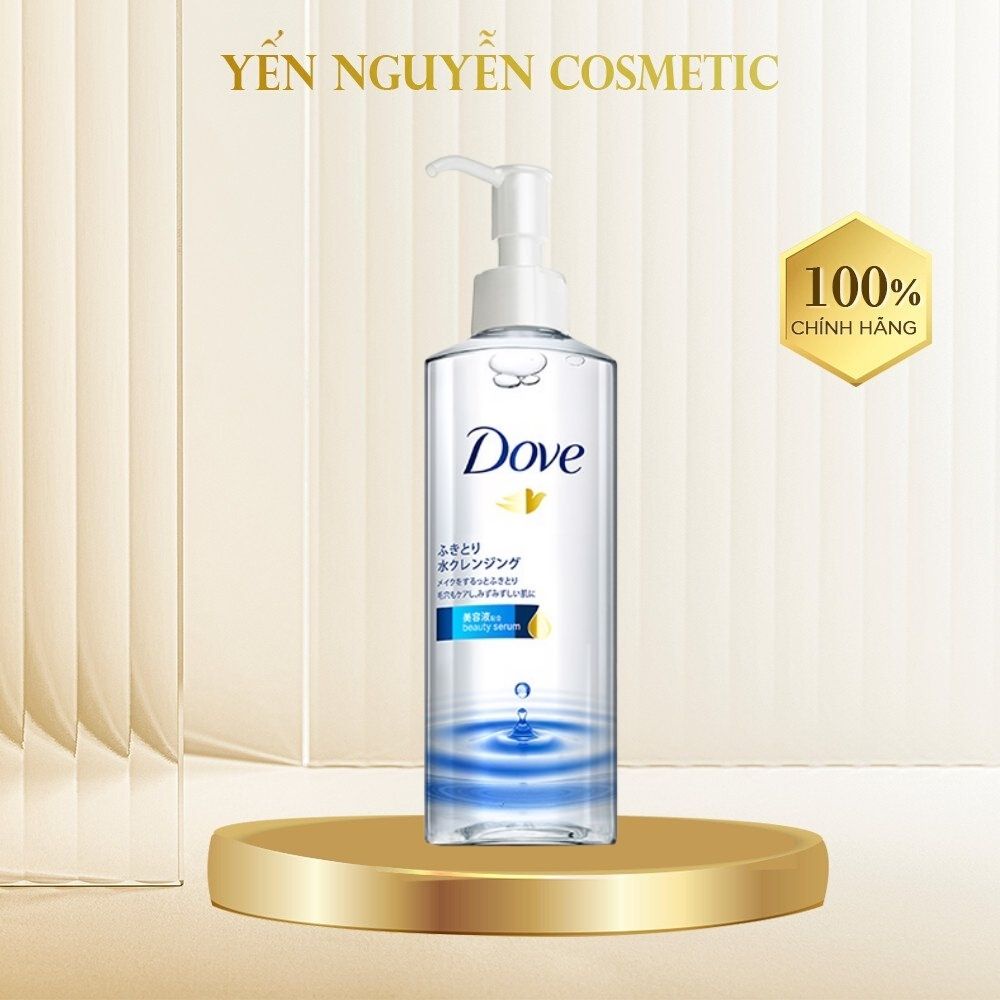 Nước Tẩy Trang Tinh Chất Dành Cho Da Khô Và Da Thường Dove Beauty Serum Micellar Cleansing Water 235ml