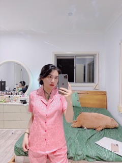 BỘ LỤA TAY CỘC QUẦN DÀI