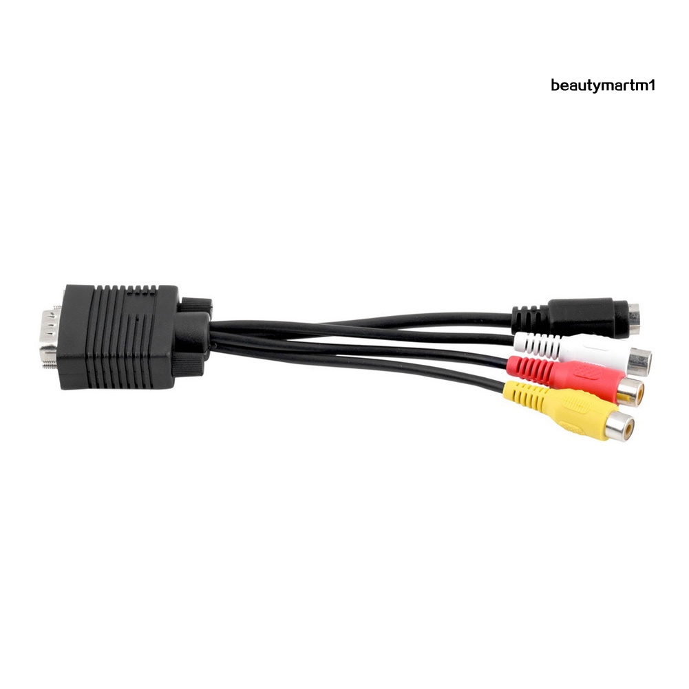 Dây Cáp Chuyển Đổi Svga Sang S Video 3 Rca Av Cho Laptop Pc Hdtv | BigBuy360 - bigbuy360.vn
