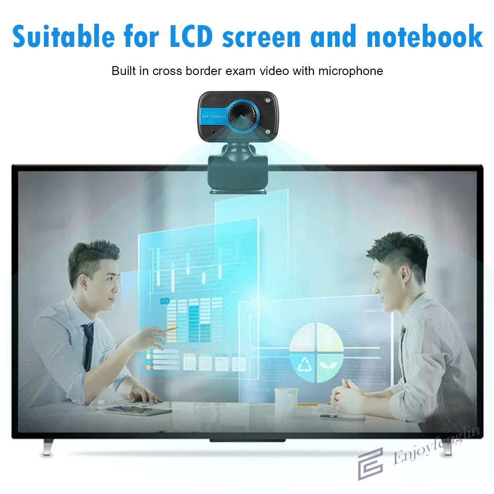 Webcam Usb Hd 2 Đèn Led Tích Hợp Micro Có Thể Nhìn Đêm | BigBuy360 - bigbuy360.vn