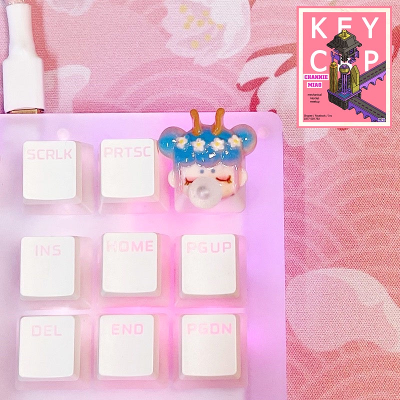 Keycap lẻ bàn phím cơ đẹp Cô gái