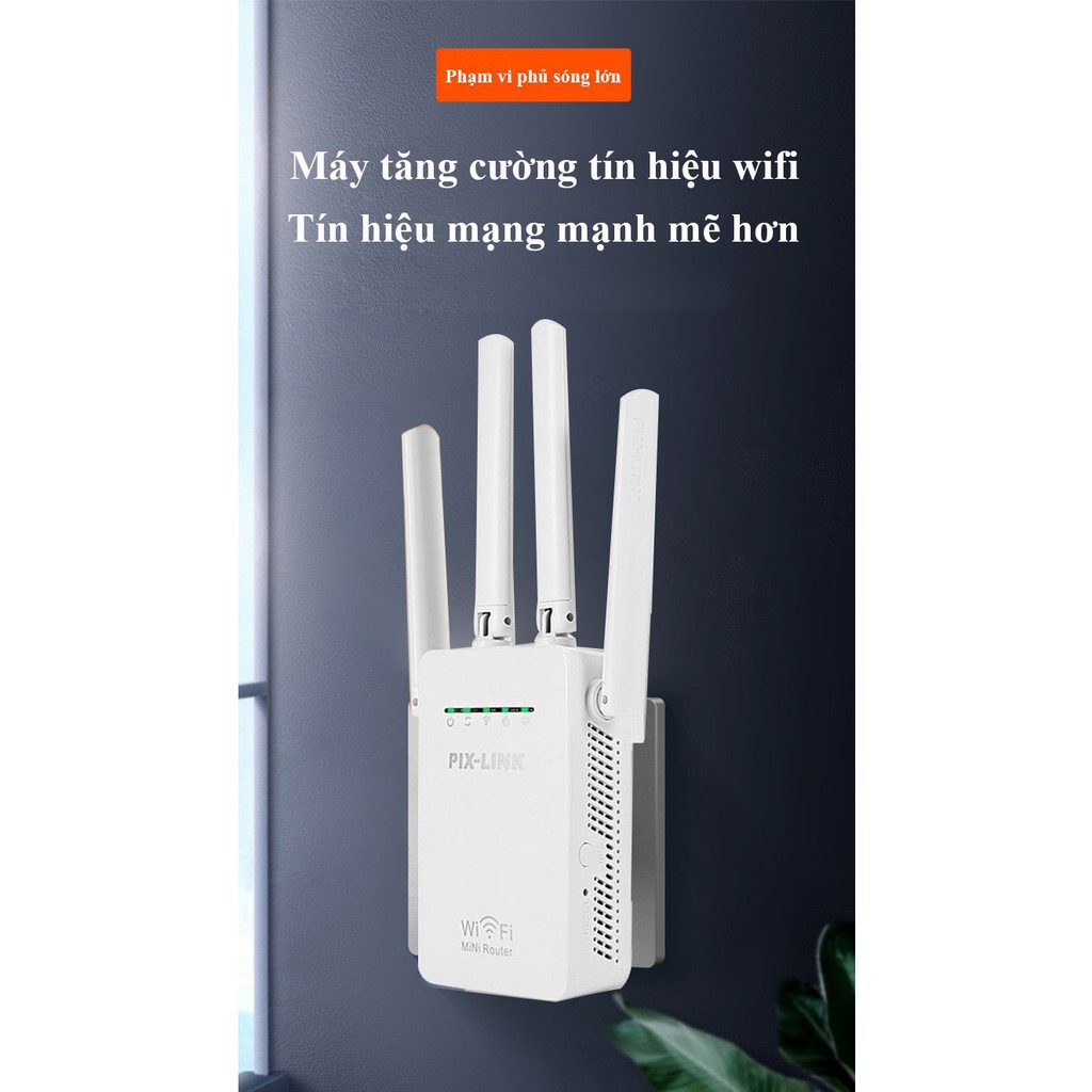 ☬▥☒Máy tăng cường tín hiệu wifi nâng cấp tốc độ truyền 1157Mps 2.4G 5G  Giảm giá10%