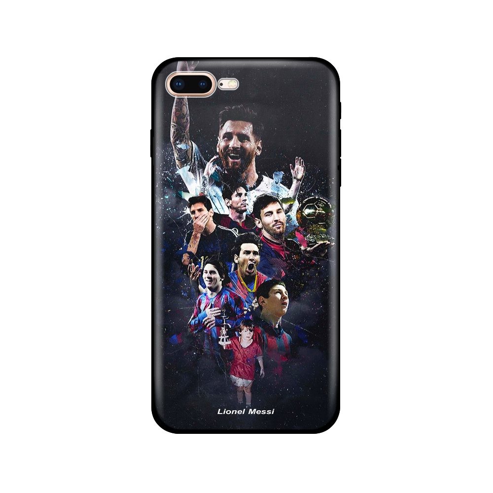 Ốp Điện Thoại Silicon Tpu Mềm Đen Hình Cầu Thủ Messi Ramos Modric Neymar Mbappe Salah Cho Apple Iphone 5s 5 S SE 2020 2016 6s 6 S 7 8 Plus
