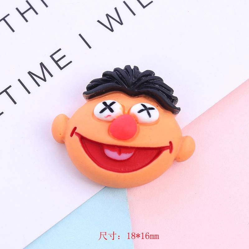 Phụ Kiện Trang Trí Giày Hình Sesame Street Hoạt Hình DIY