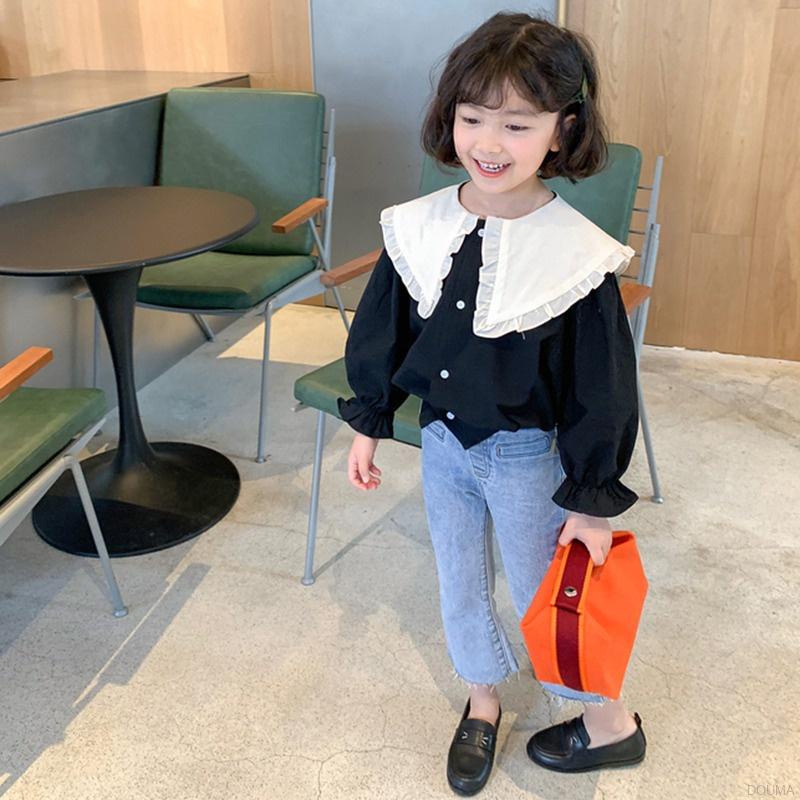 Quần jean co giãn phong cách Hàn Quốc dành cho bé gái