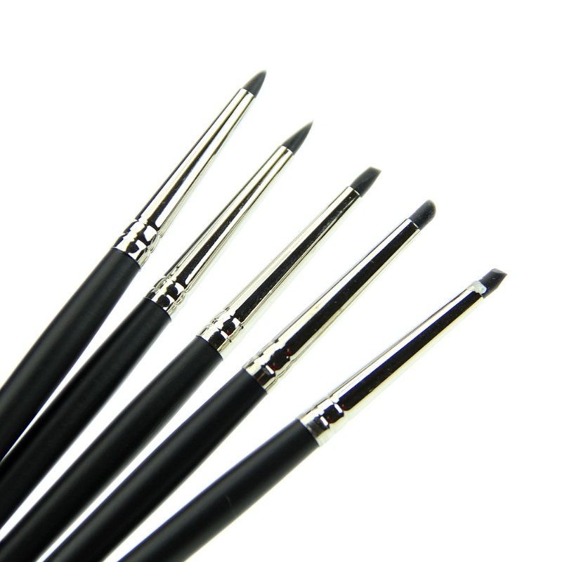 Bộ 5 Dụng Cụ Tạo Hình Đất Sét Bằng Silicone Polymer