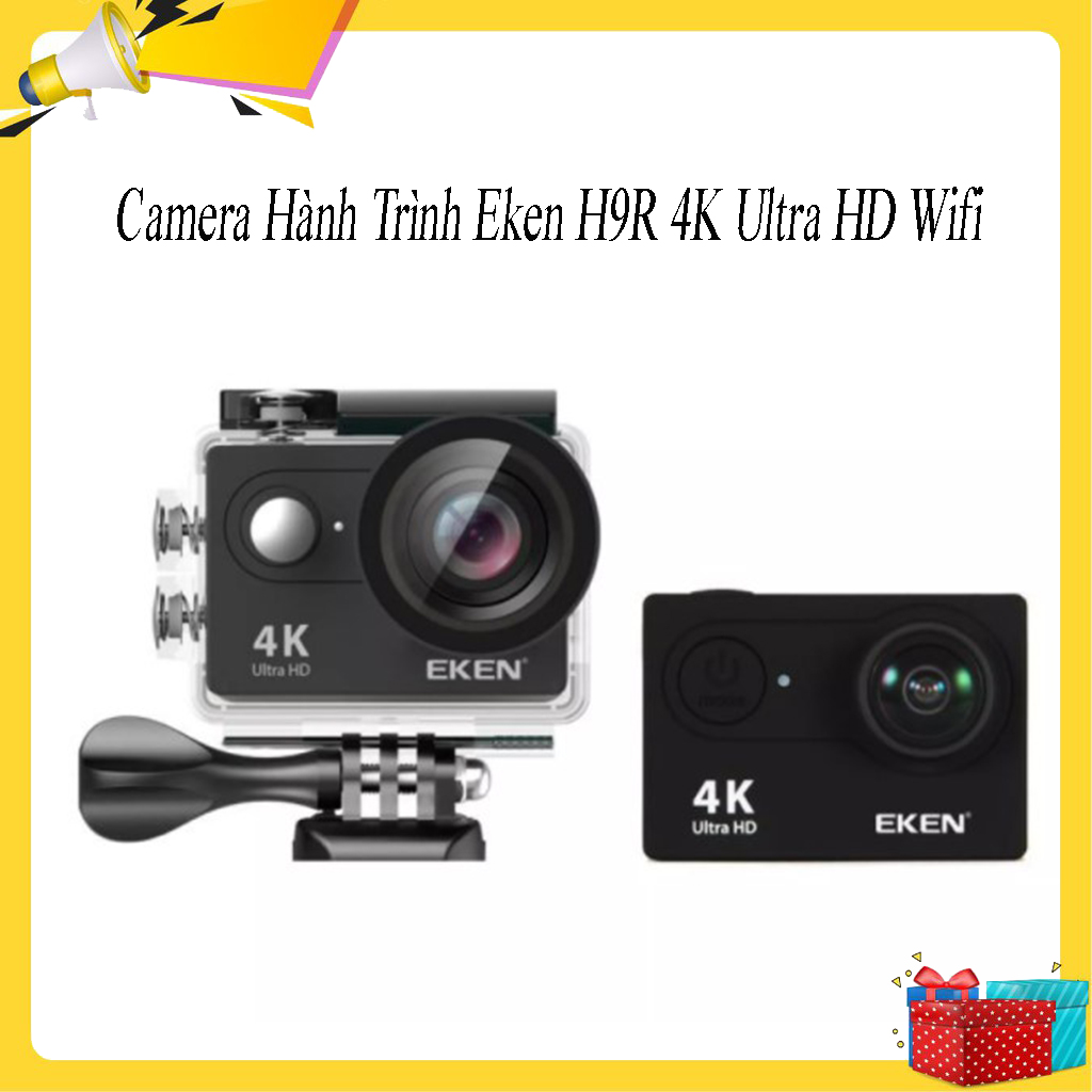 Camera Hành Trình Eken H9R 4K Ultra HD Wifi - Hàng nhập khẩu-Lưu lại mọi khoảng khắc đáng nhớ