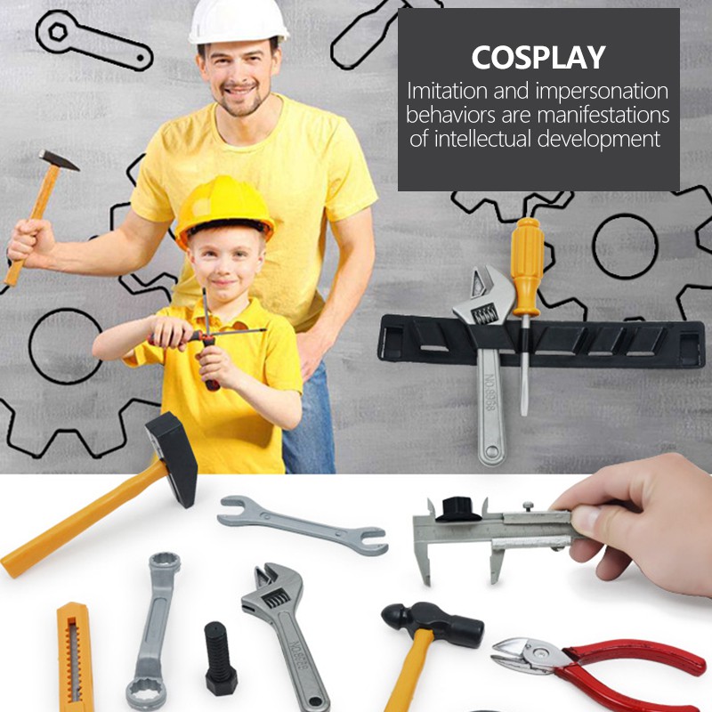 Bộ đồ chơi dụng cụ lắp ráp xe công trường HYG TOYS 28 món bằng nhựa cho bé