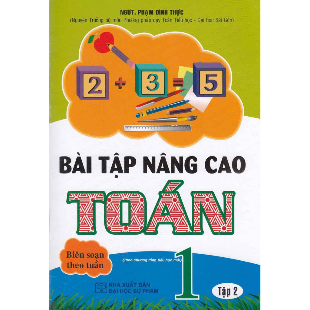 Sách - Bài Tập Nâng Cao Toán 1 Tập 2 - Biên soạn theo tuần (Chương trình tiểu học mới)