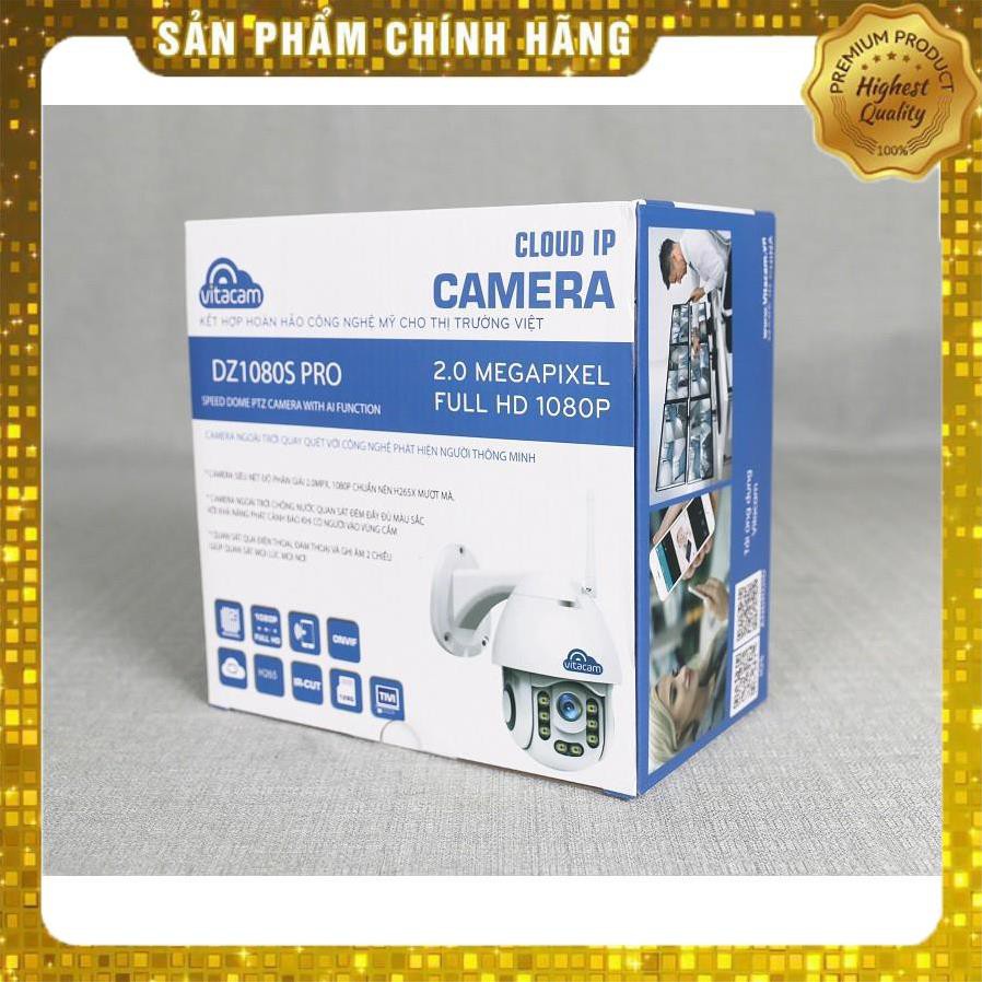 [Hàng Loại 1] Camera PTZ Ngoài trời DZ1080S-PRO -Camera IP WIFI FullHD 1080P có cài đặt vùng báo động