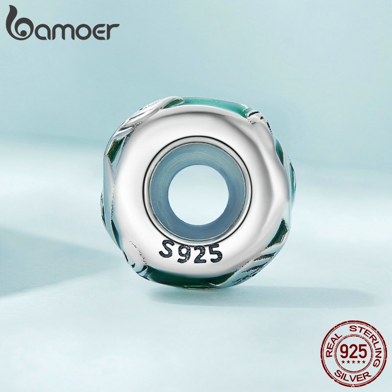 Hạt xỏ Bamoer bằng bạc 925 tiện dụng làm trang sức