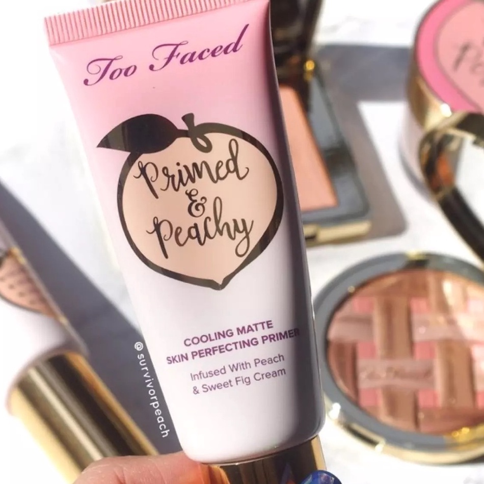 Kem lót Too Faced Primed n Peachy Cooling Matte Fullsize | BigBuy360 - bigbuy360.vn