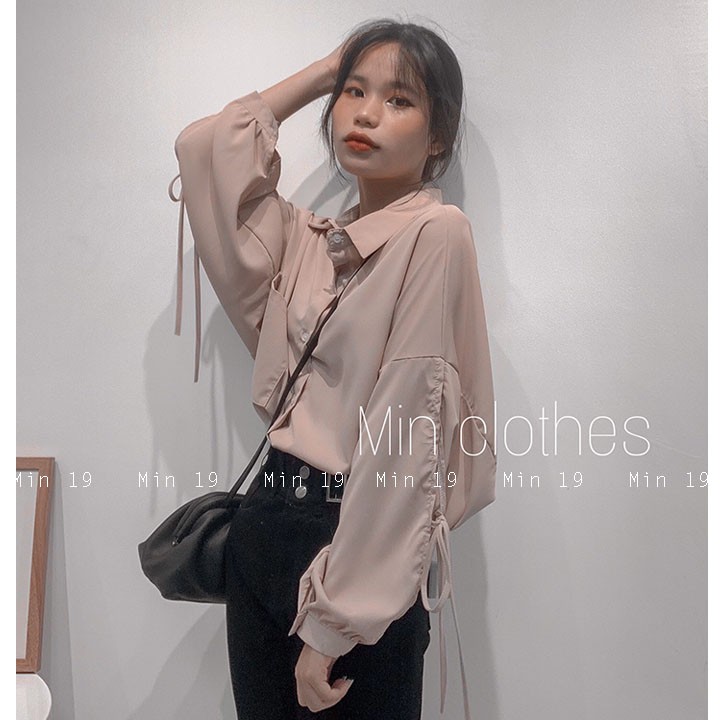 Áo Sơ Mi Nữ Công Sở Họa Tiết Tay Dài Thắt Nơ Sang Chảnh Kiểu Form Rộng Bigsize Màu Trắng Đen Xanh Nâu Be Thời Trang | BigBuy360 - bigbuy360.vn