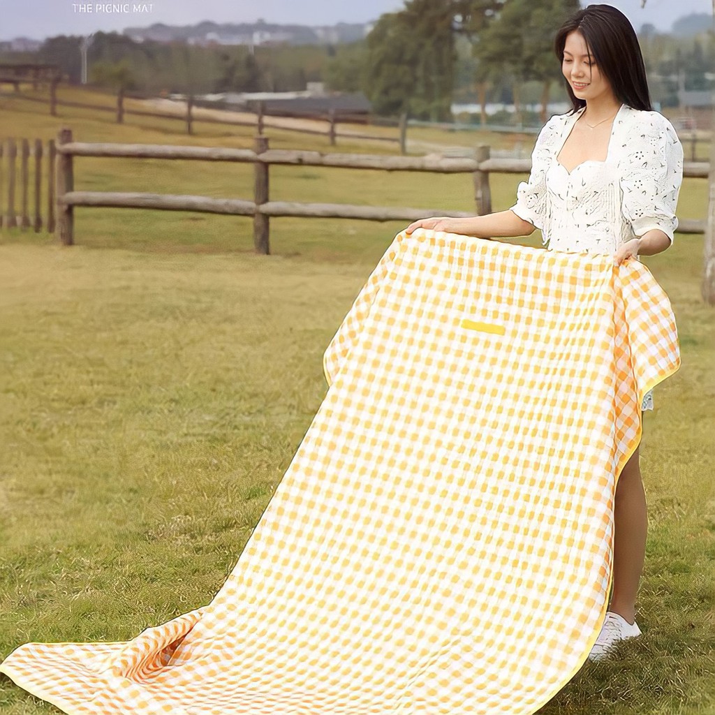 Thảm picnic gấp gọn, thảm dã ngoại, du lịch dày dặn, chống nước
