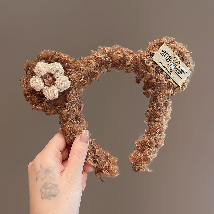 Băng Đô Tai Gấu Bông Hoạt Hình Năm 2022