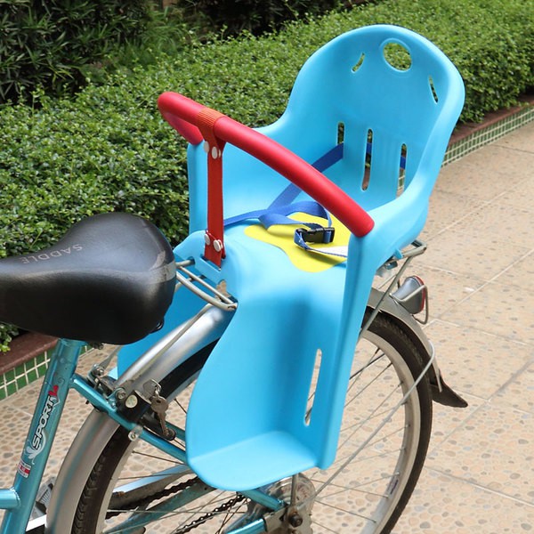 Ghế xe đạp cho bé lắp phía sau hãng Kabi nhựa dày và dẻo, Yên ngồi xe đạp trẻ em dùng cho cả xe đạp điện