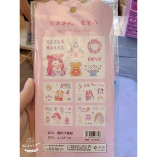 SET STICKER HÌNH DÁN CUTE