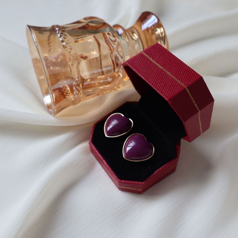 Hộp Đựng Trang Sức Có Nắp Màu Đỏ Sang Trọng