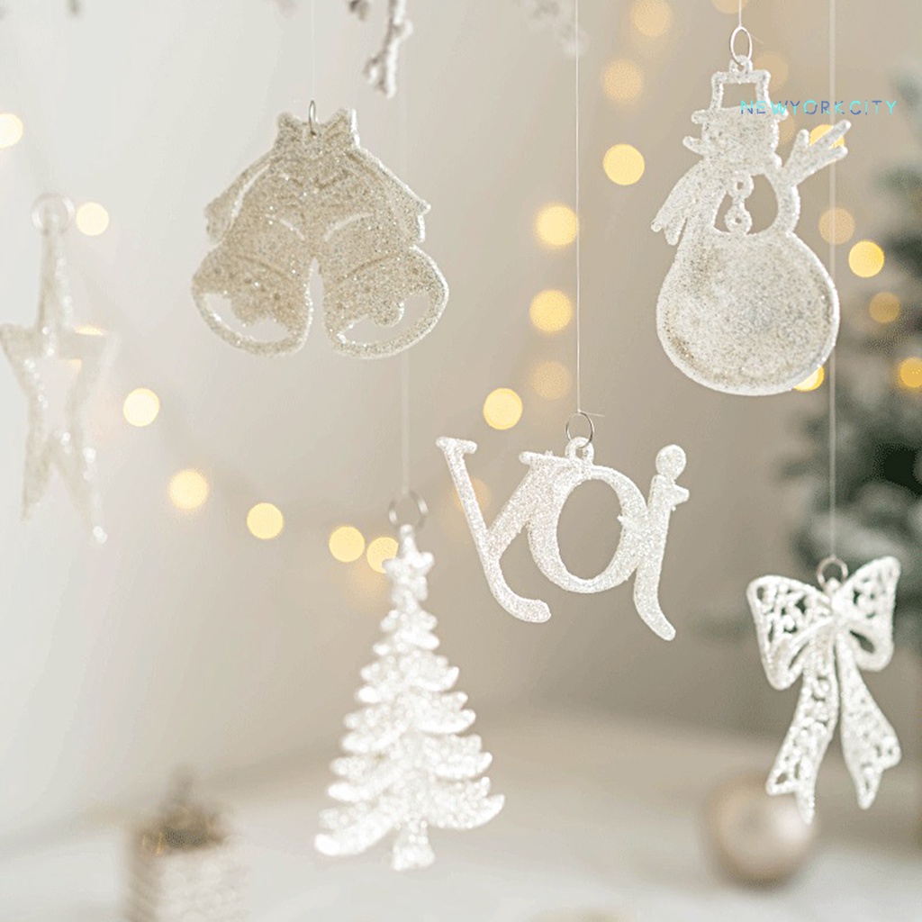 Ny-khăn Mặt Dây Chuyền Giáng Sinh Dễ Dàng Chăm Sóc Chống Biến Dạng Bóng Bắt Mắt Lễ Giáng Sinh Nhỏ Gọn