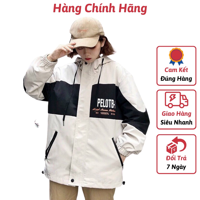 Áo khoác dù nam nữ in 3D chất liệu dù 2 lớp mềm mịn hàng đẹp y hình - Áo Khoác Dù Pelotb KD47