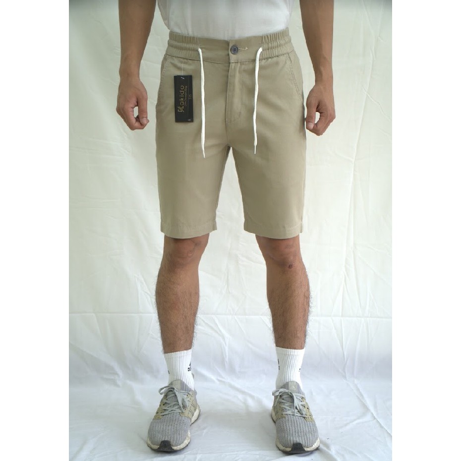 Quần Short Kaki Nam Cạp Chun 100% Cotton Cao Cấp Phom đẹp Dễ Mặc!!! | BigBuy360 - bigbuy360.vn