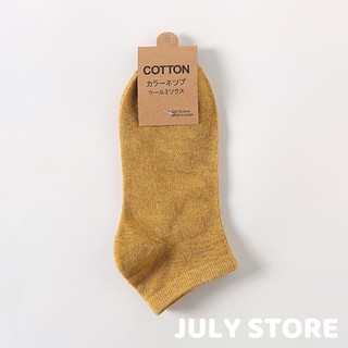 🔥FREESHIP🔥 SET tất vớ cổ ngắn COTTON basic phong cách vintage
