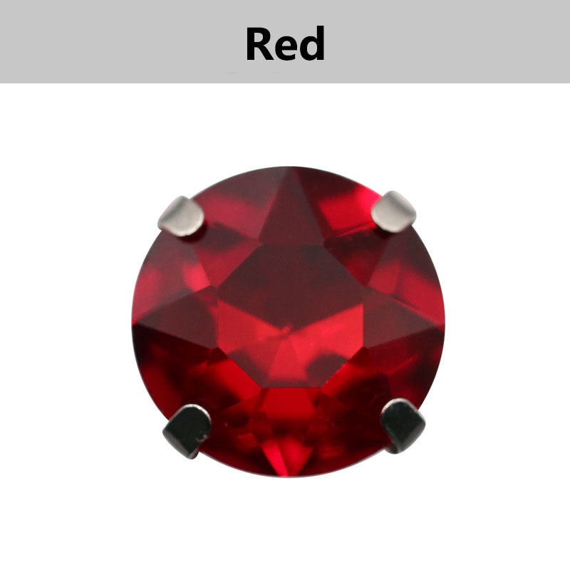 Set 20 Viên Đá Pha Lê Tròn Nhiều Màu Sắc 10mm Dùng Trang Trí Đầm Cưới diy