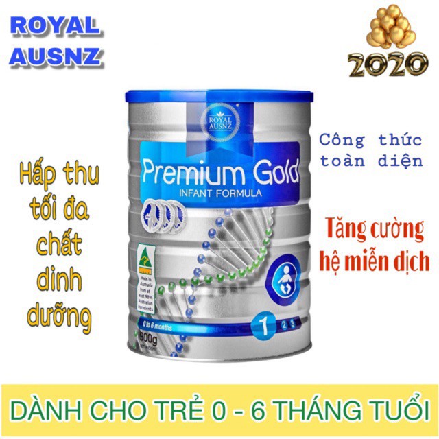 Sữa Hoàng Gia Royal Ausnz Premium Gold 1 - 400g