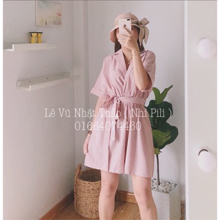 Jump caro cổ vest .