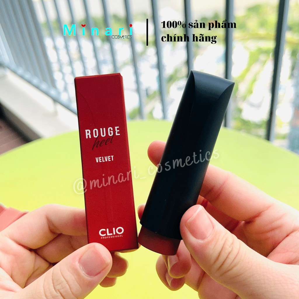 [BILL HÀN][ AUTH 100%] Son thỏi lì Clio Rouge Heel Velvet  #18, #20, #23 | BigBuy360 - bigbuy360.vn