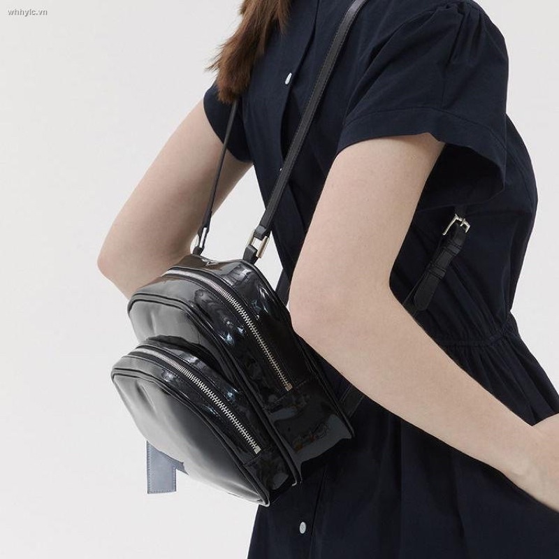 Balo đen da pu Nieeh giống Jennie, Jisoo và Rosé BLACKPINK