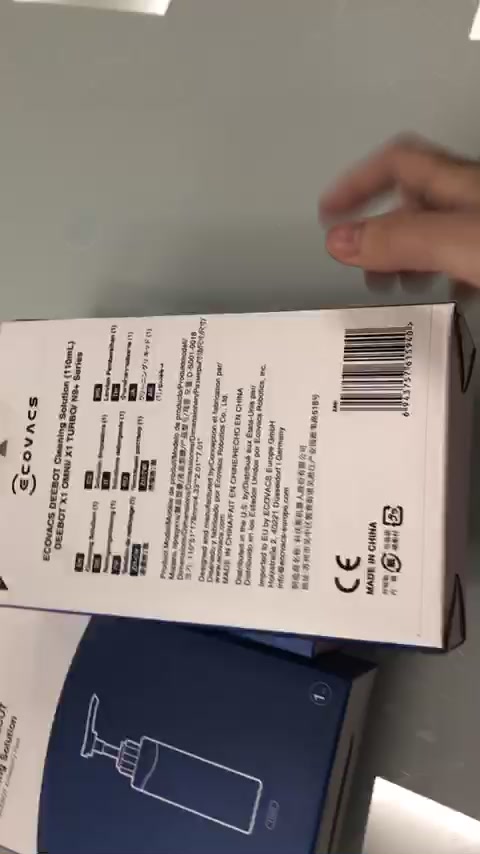 Nước lau sàn chuyên dụng chính hãng 110ml - Ecovacs Deebot T8, T9, T10, X1 Omni, X1 Turbo, N9 plus, W10 (hộp) | BigBuy360 - bigbuy360.vn