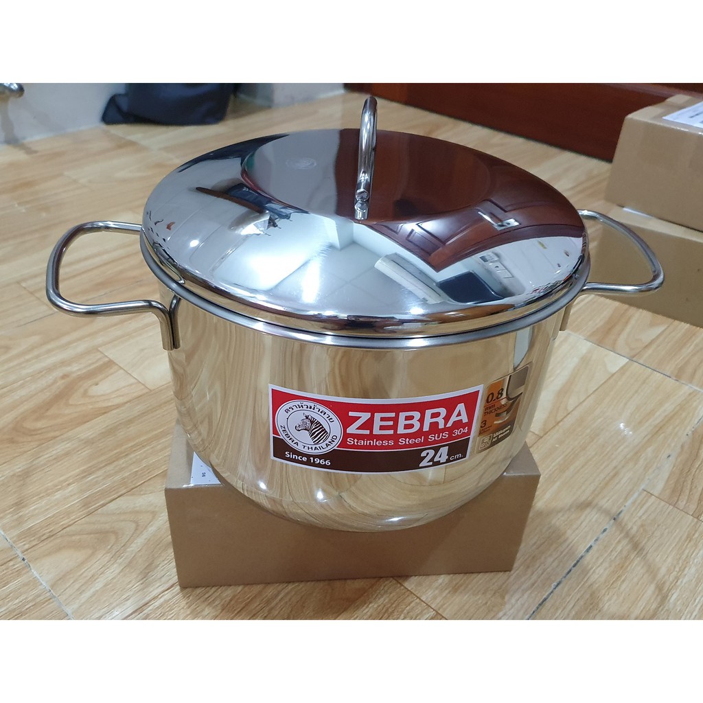 Nồi 3 đáy Zebra nắp Inox 24cm  - EXTREME INFINITY - 162289