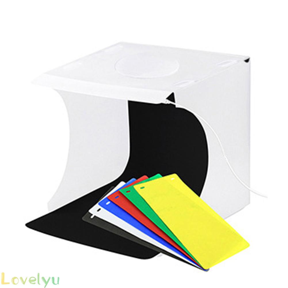 [ FAST SHIPPING ]20cm Folding Portable 550LM Light Photo Lighting-Studio Tent Box-Kit Main Studio
