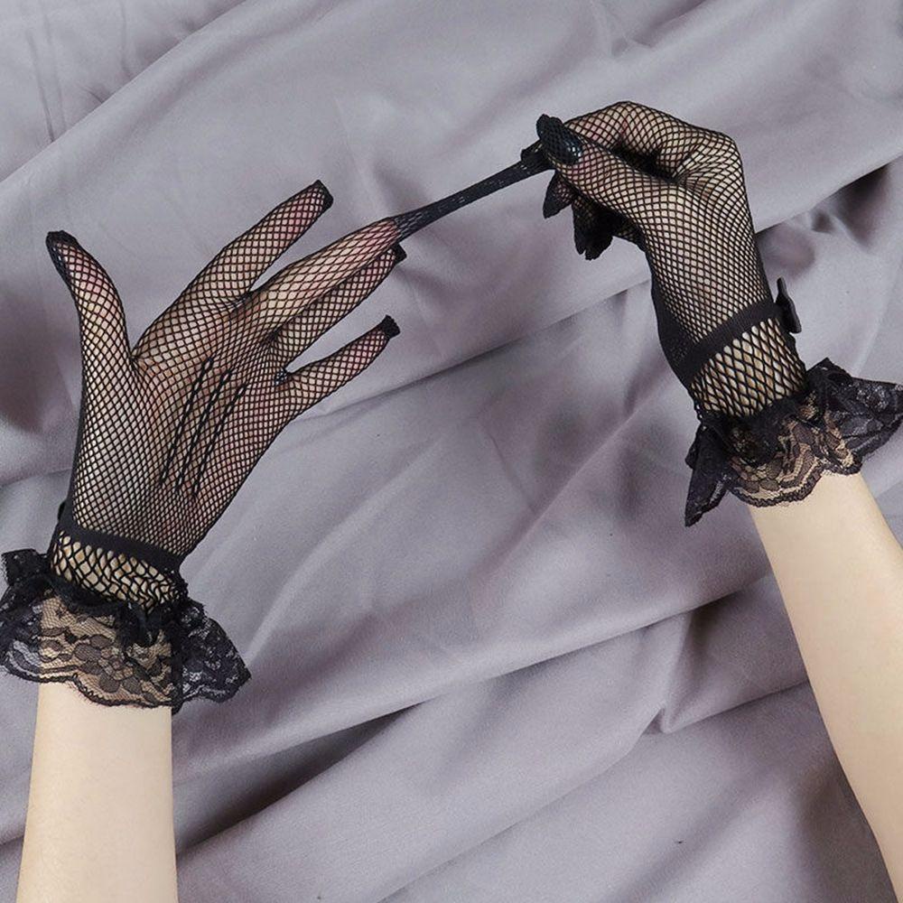 FORBETTER Găng Tay Chống Nắng Co Giãn Phong Cách Lolita Hàn Quốc Cho Cô Dâu