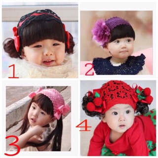 BĂNG ĐÔ MŨ/TÓC GIẢ CHO BÉ 0-24M