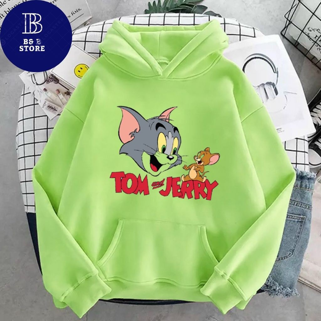 [ HOẠT HÌNH ] ÁO KHOÁC HOODIE NỈ UNISEX IN MÈO HOẠT HÌNH CỰC ĐẸP ÁO FORM NAM NỮ ĐỀU MẶC ĐƯỢC