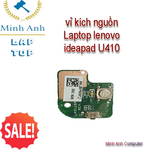 vỉ kích nguồn Laptop lenovo  ideapad U410 -Xaclaptop