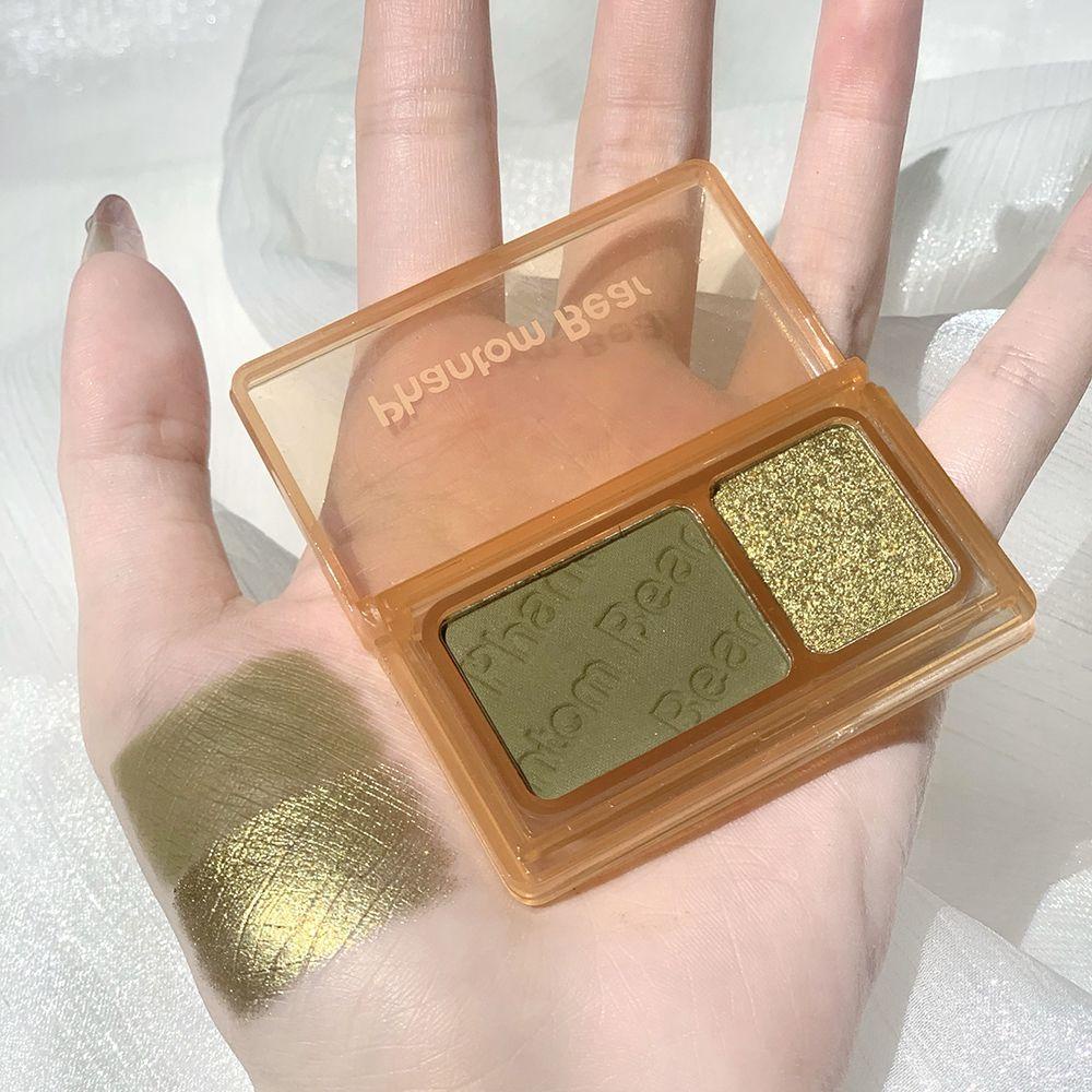 Bảng Phấn Mắt Màu Nhũ Kim Tuyến Sắc Tố Cao Trang Điểm Chuyên Nghiệp Cho Nữ