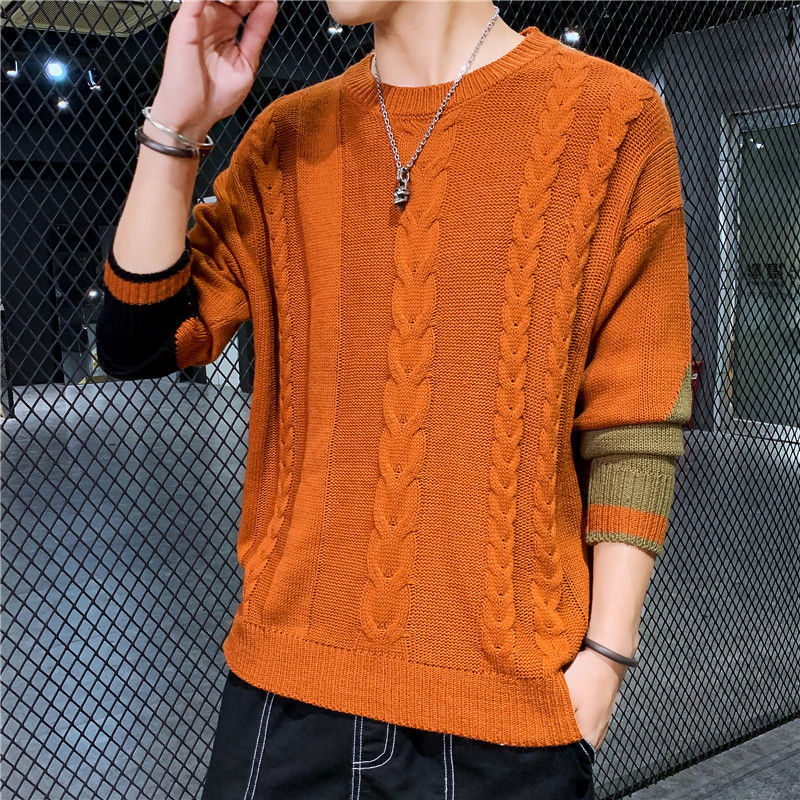 Áo Khoác Sweater Dệt Kim Dáng Rộng Kiểu Hàn Quốc Cá Tính Cho Nam Sinh