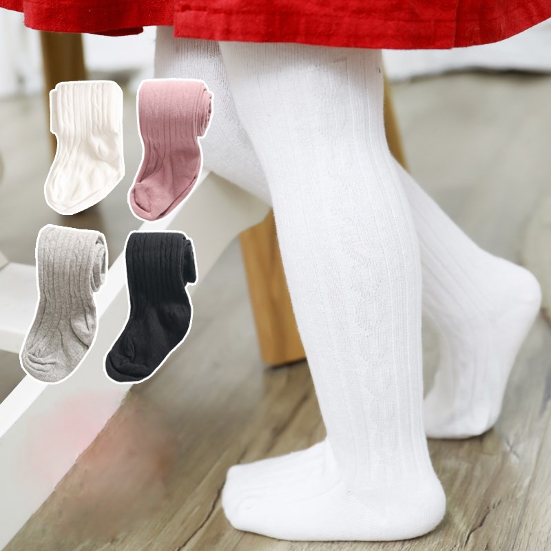 Quần tất cotton xinh xắn giữ ấm cho bé gái